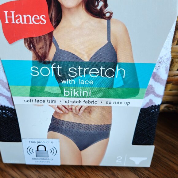 3 2pks Hanes Women's Underwear 2pk Size S (5) - Picture 3 of 6
